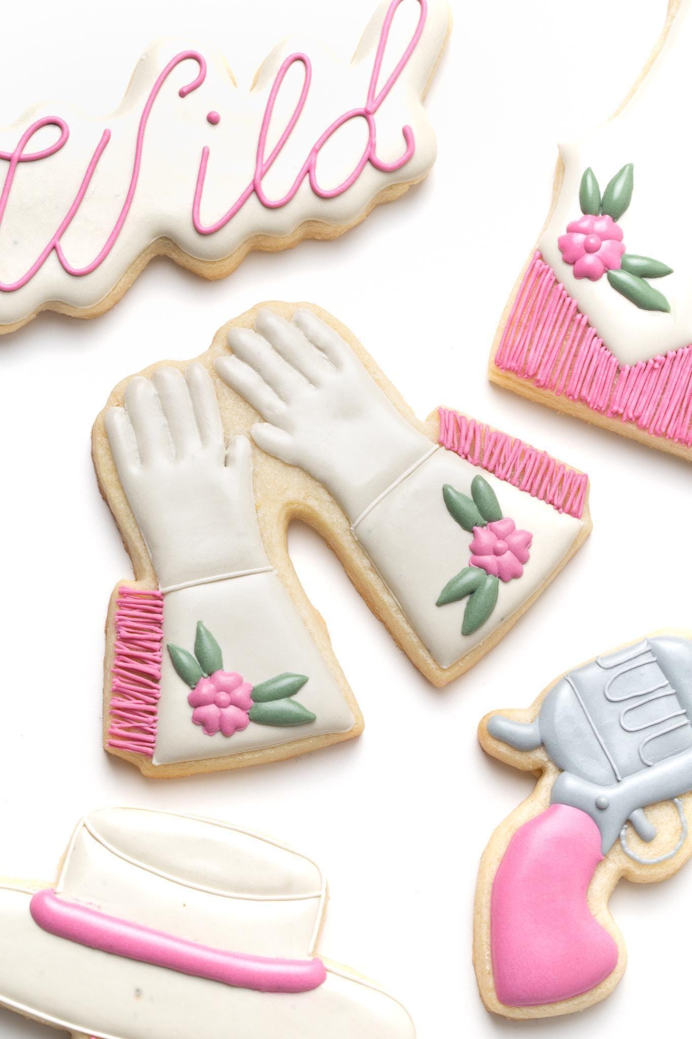 Cowgirl Gloves Cookie Cutter