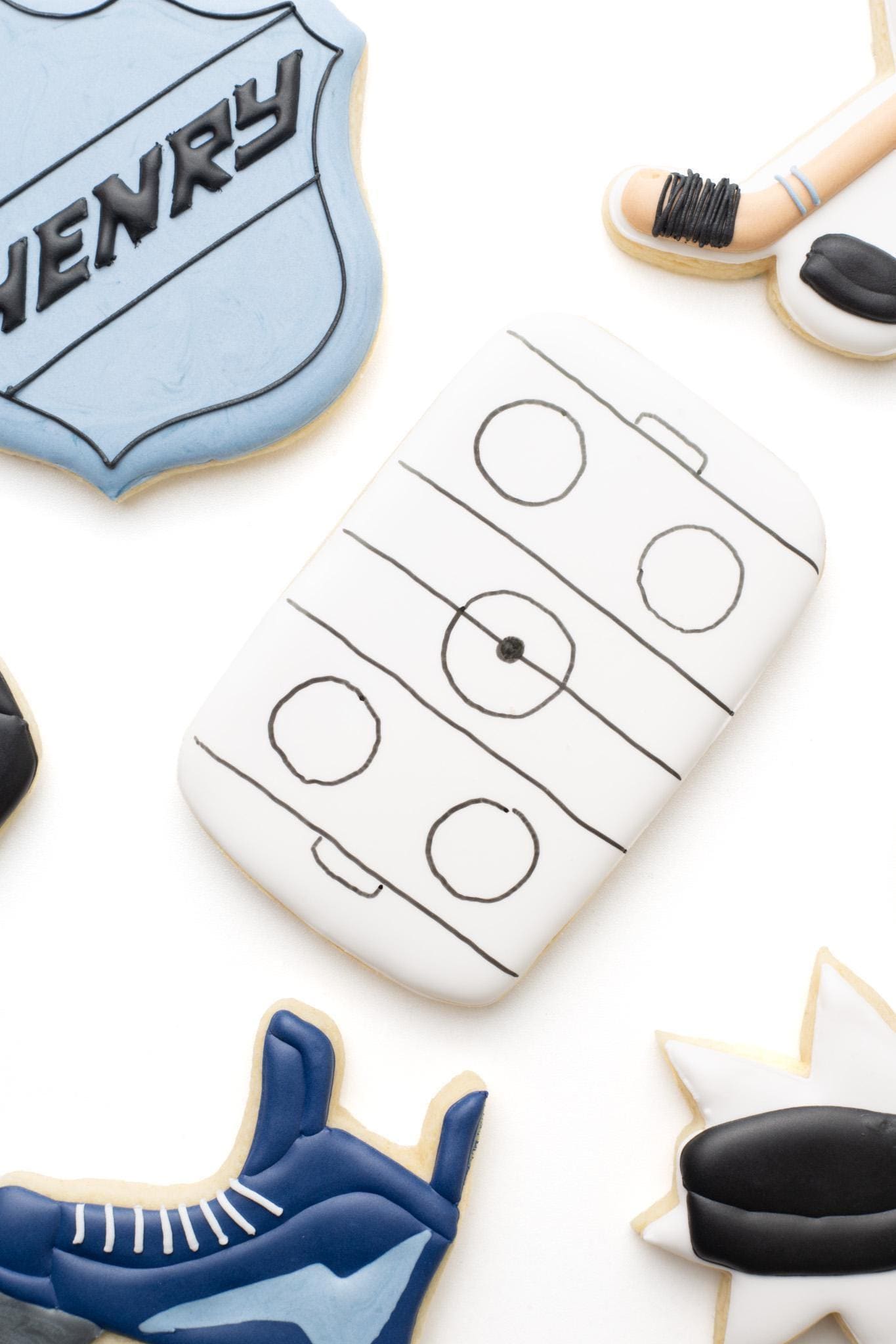 Hockey Sticks Cookie Cutter
