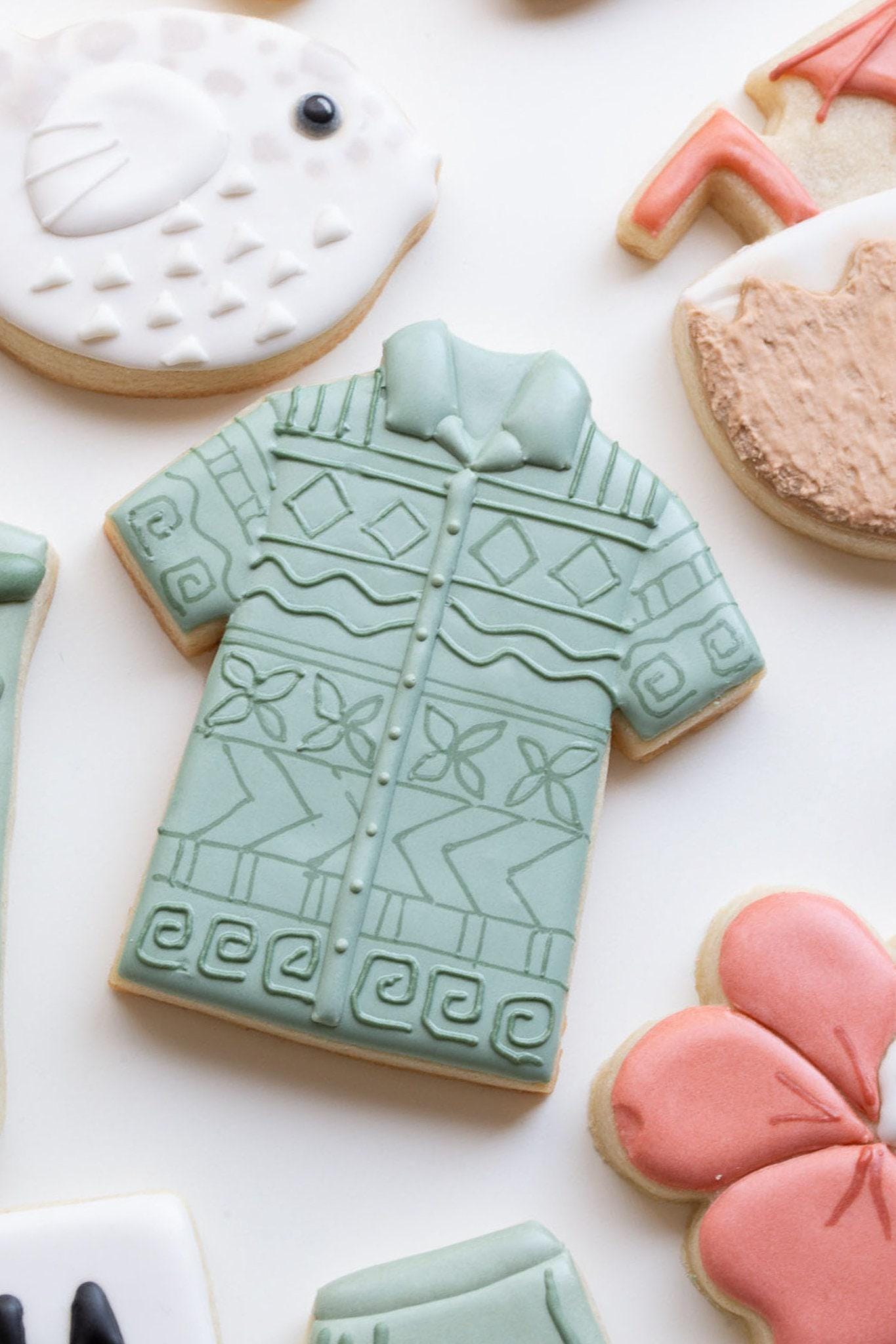Hawaiian Shirt Cookie Cutter
