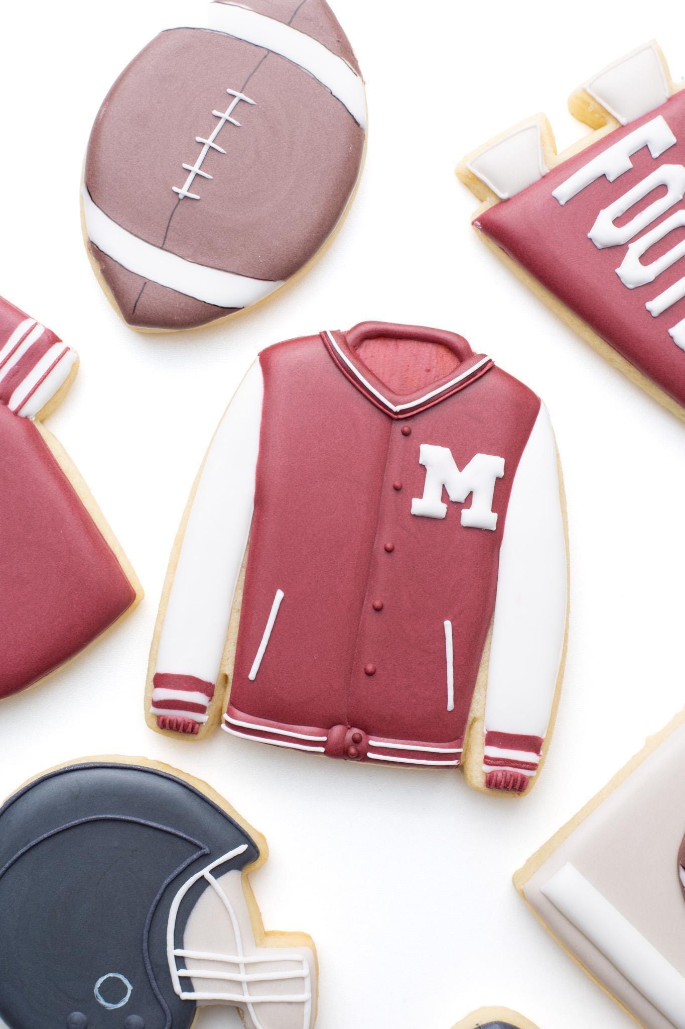 Football Pads Cookie Cutter