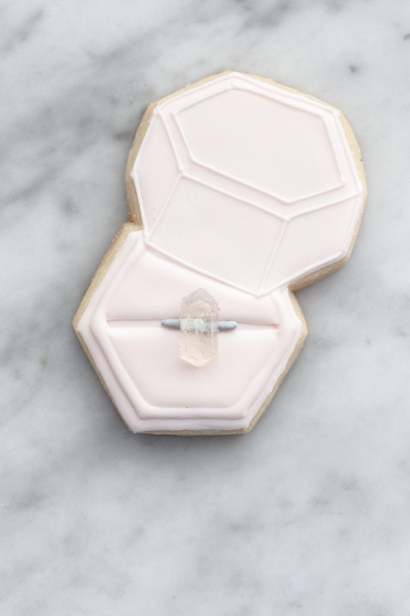 Wedding Ring Box Cookie Cutter