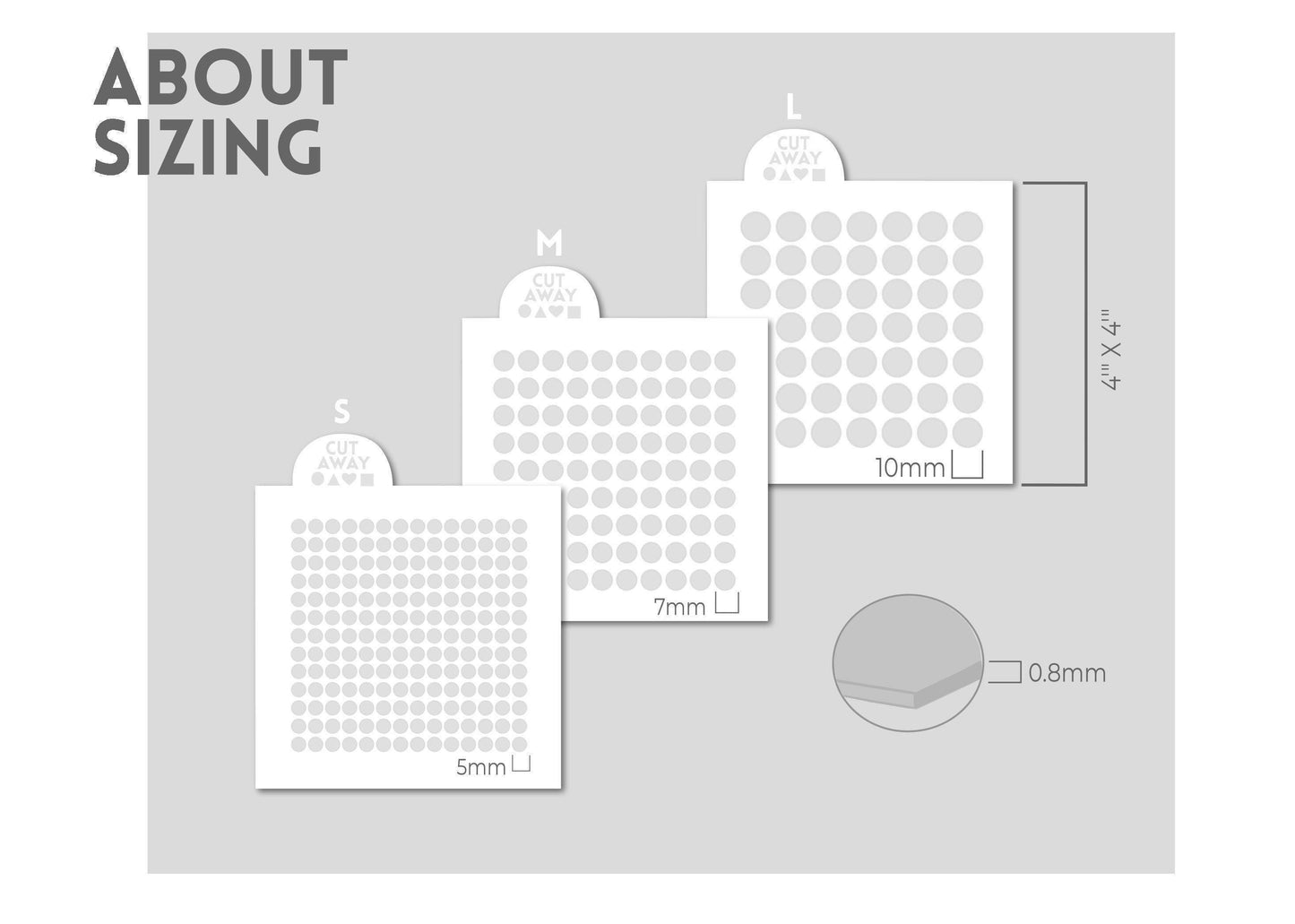 Digital Download-Circle Sprinkle Stencil- STL File for 3D Printing