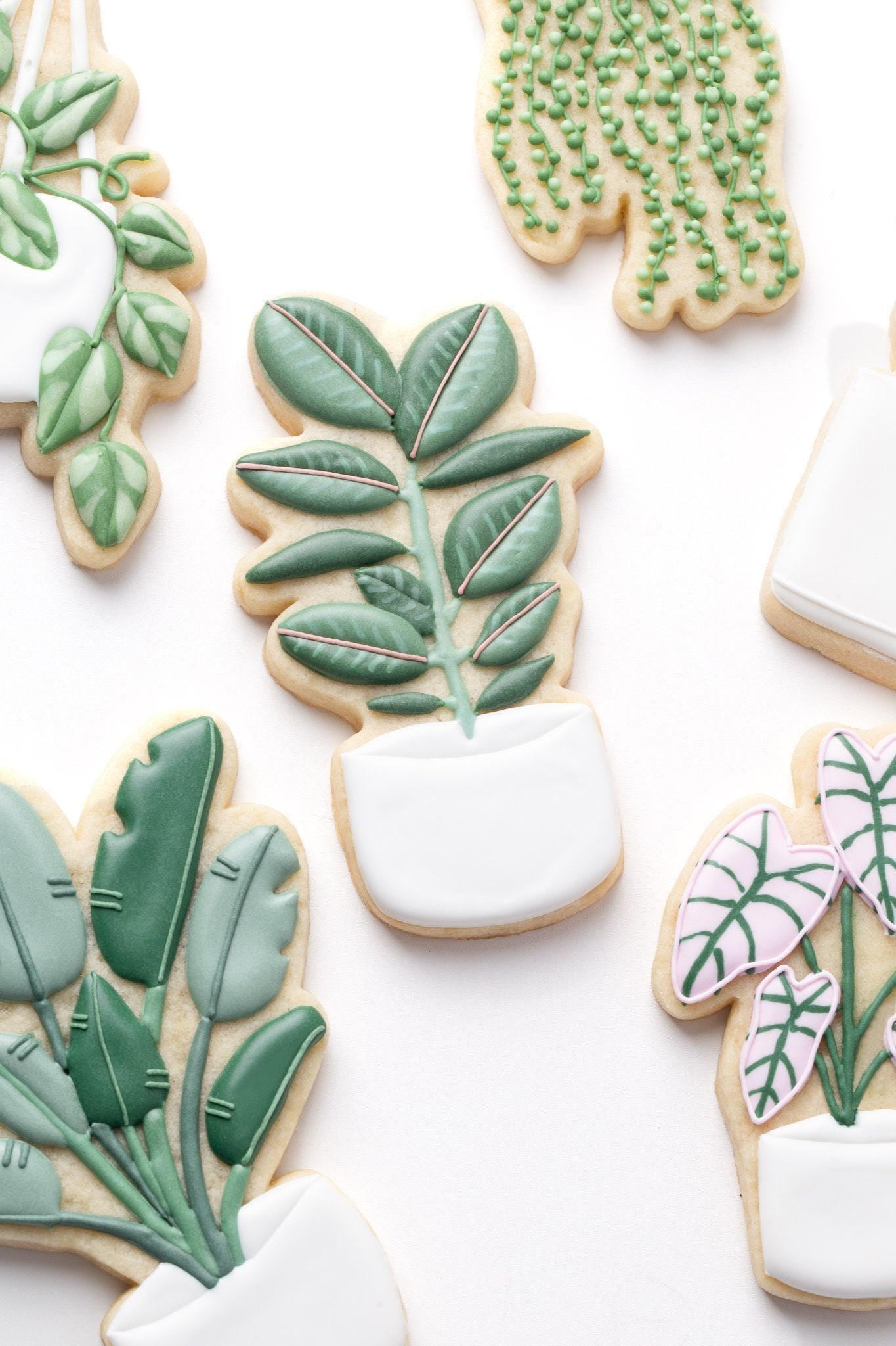 Rubber Plant Cookie Cutter