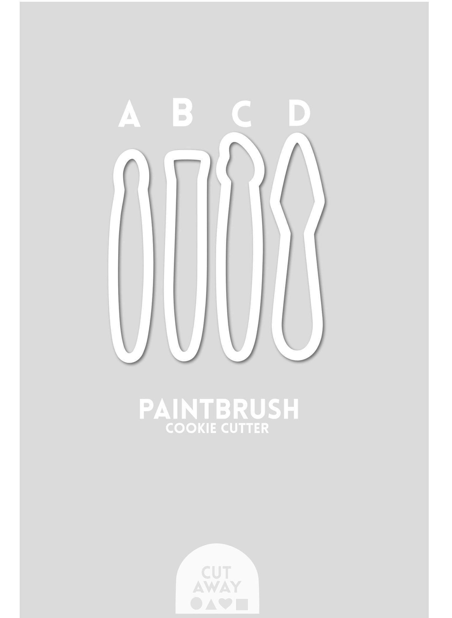 Paintbrushes Cookie Cutter