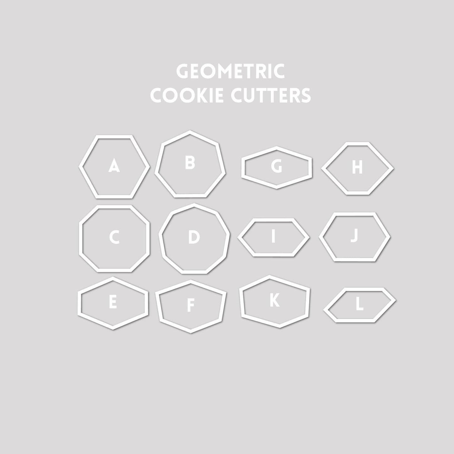 Geometric Cookie Cutters