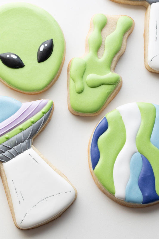 Alien Peace Sign Cookie Cutter