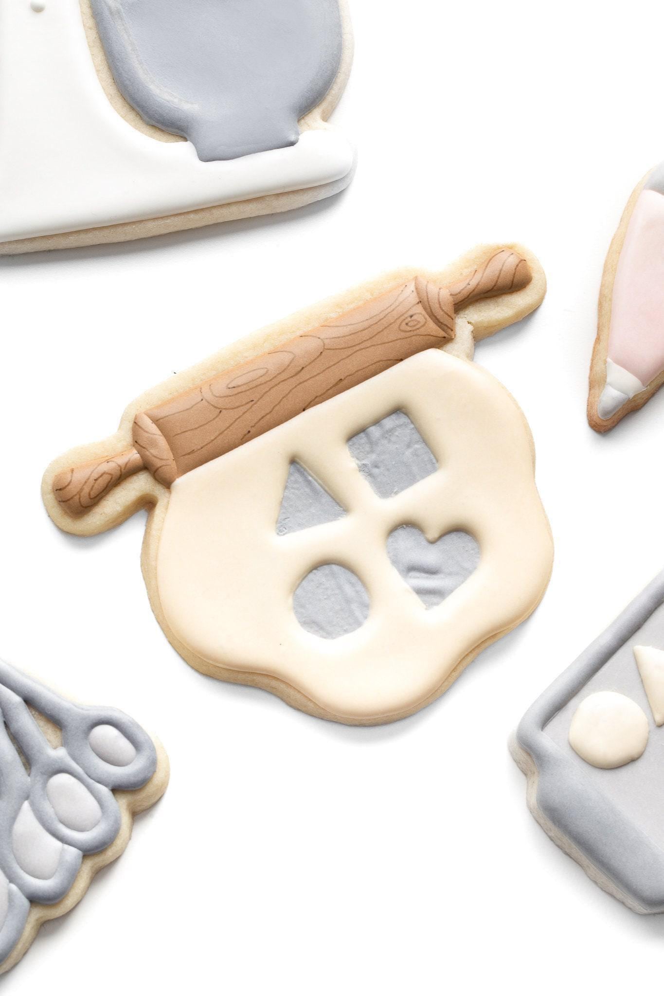 Rolling Pin & Dough Cookie Cutter
