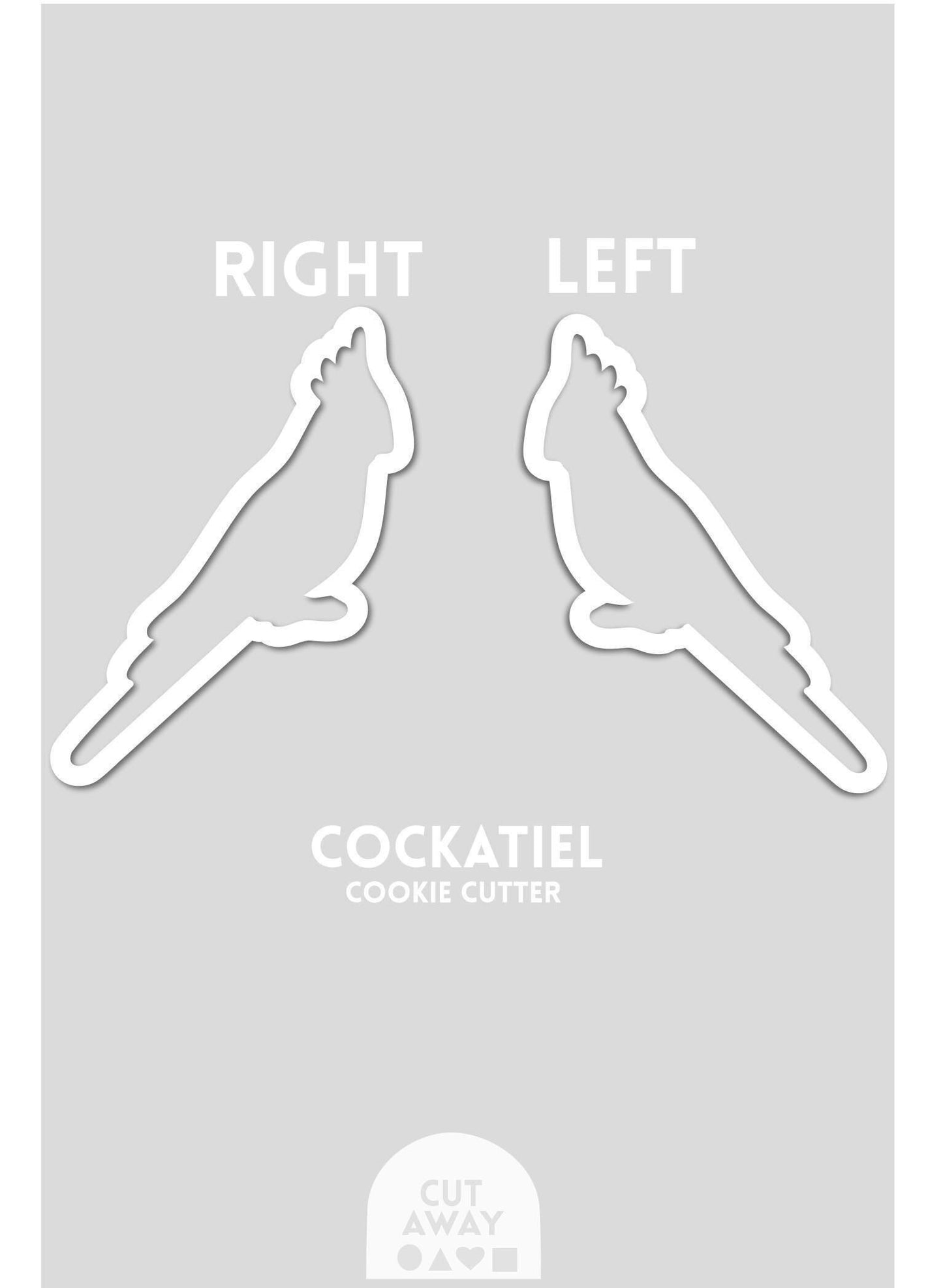 Cockatiel Cookie Cutter
