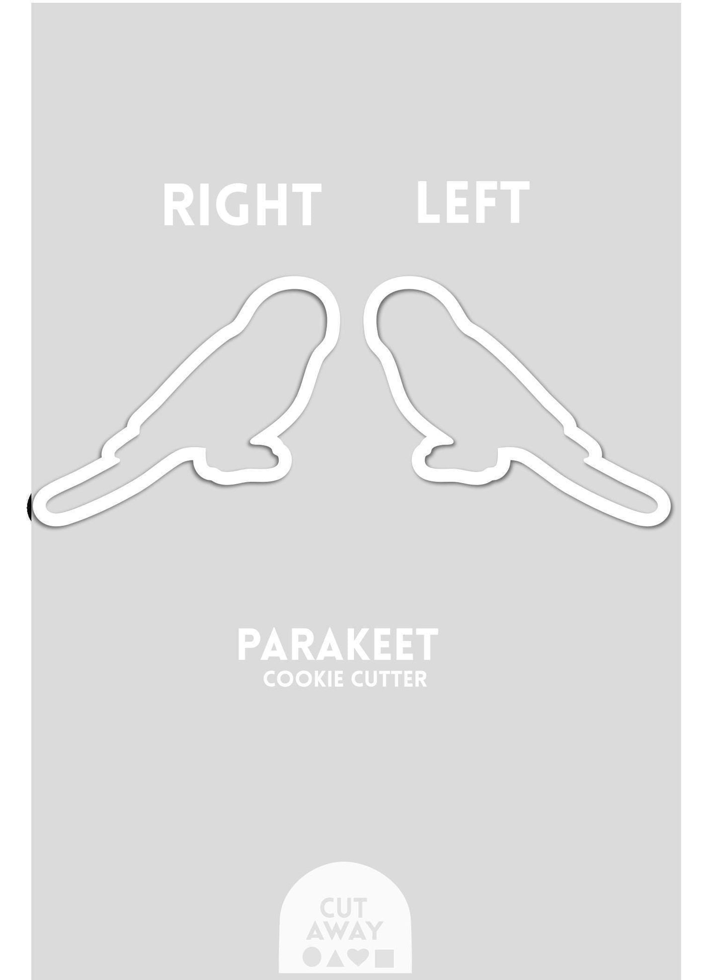 Parakeet Cookie Cutter