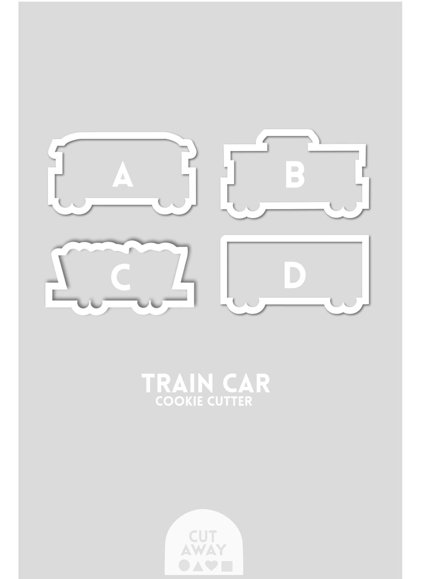 Train Car Cookie Cutters