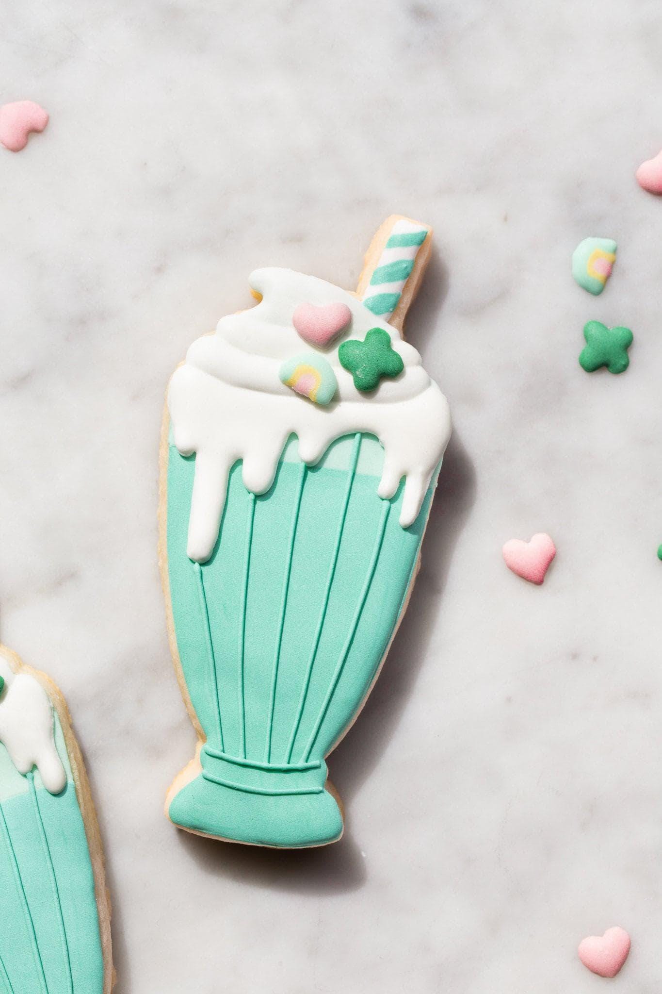 Shamrock Shake Cookie Cutter