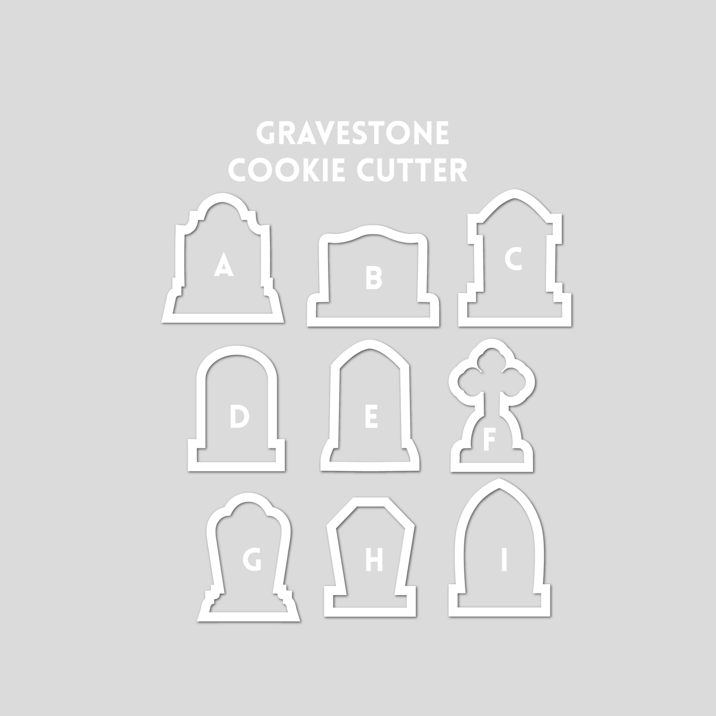 Gravestone Cookie Cutter